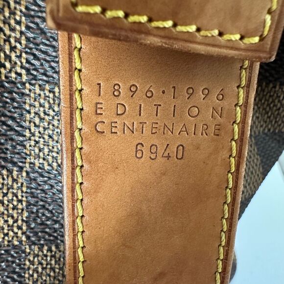 Louis Vuitton 1896-1996 Edition Damier Ebene Shoulder Bag - Picture 4 of 12